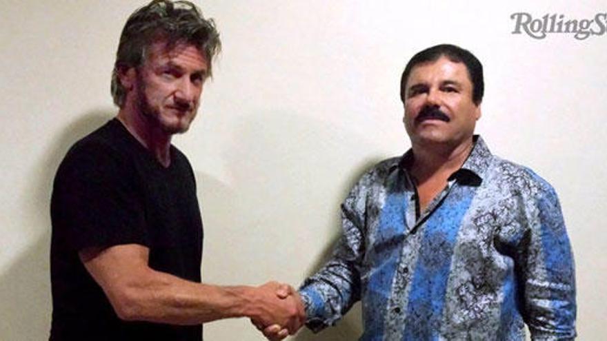 Imagen del encuentro entre &#039;El Chapo&#039; Guzmán y Sean Penn.