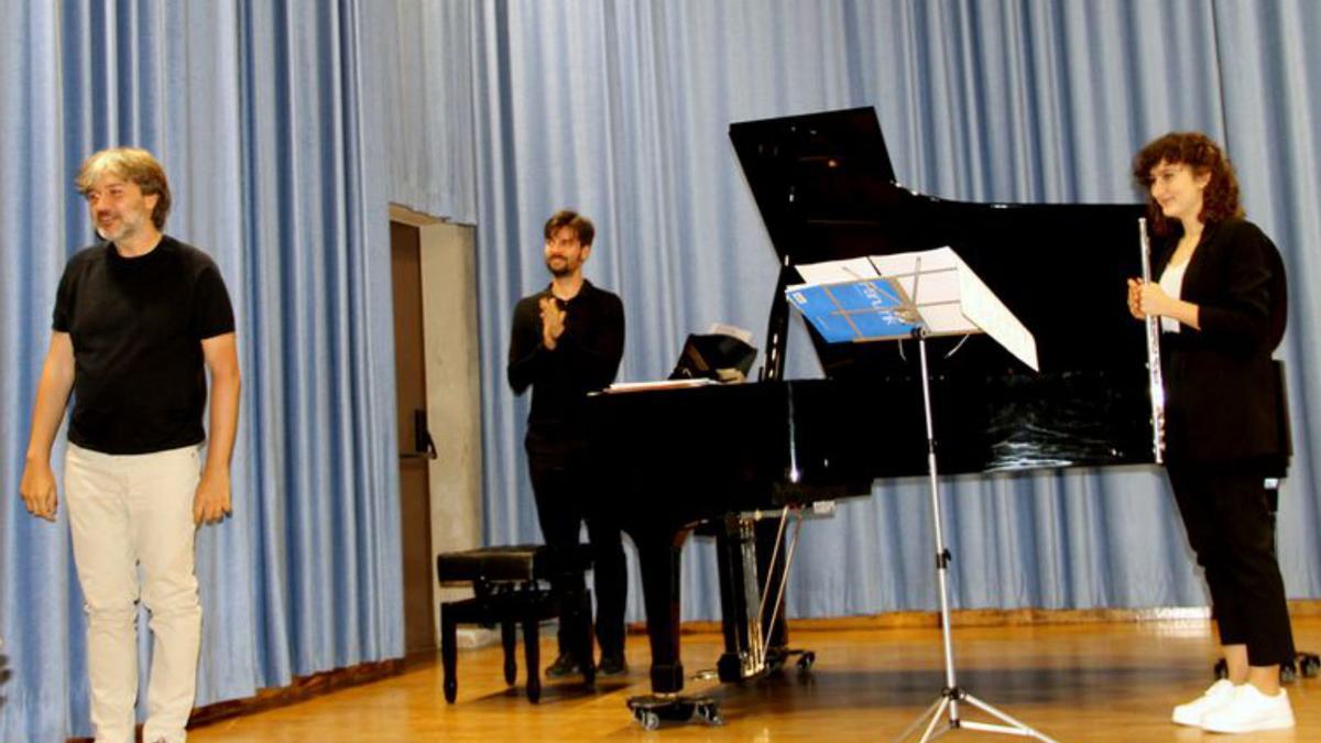 El cicle «Clàssica: Emergents» organitzat  per Joventuts Musicals de Moià s’acaba amb un lluït concert de flauta i piano | J. GRANDIA