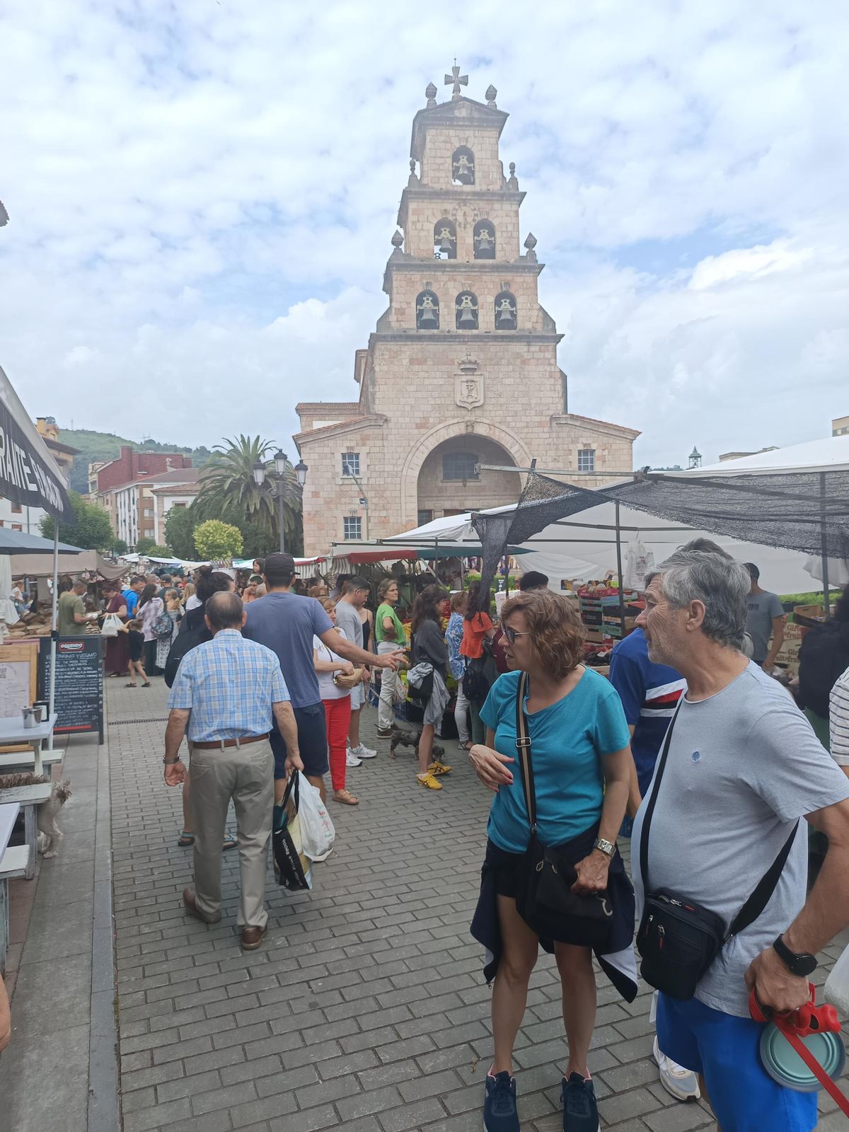 La &quot;plaza&quot; de Cangas de Onís.