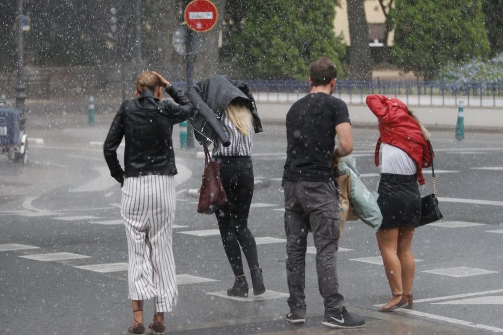 Tromba de agua en Valencia