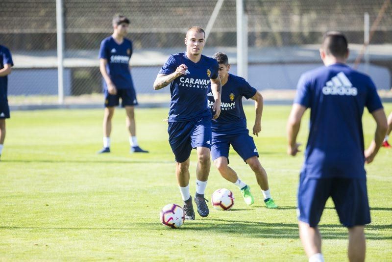 Primer entrenamiento del Real Zaragoza