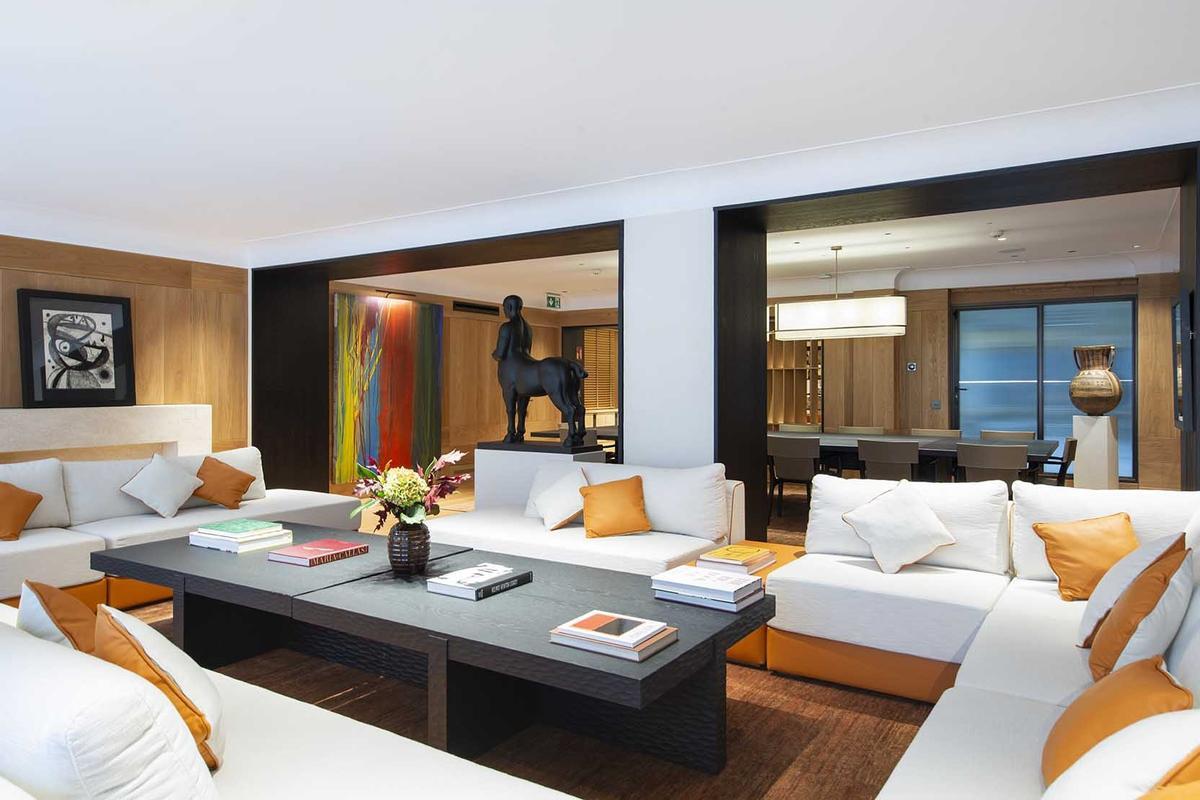 Una de las estancias de Casa Murrieta.