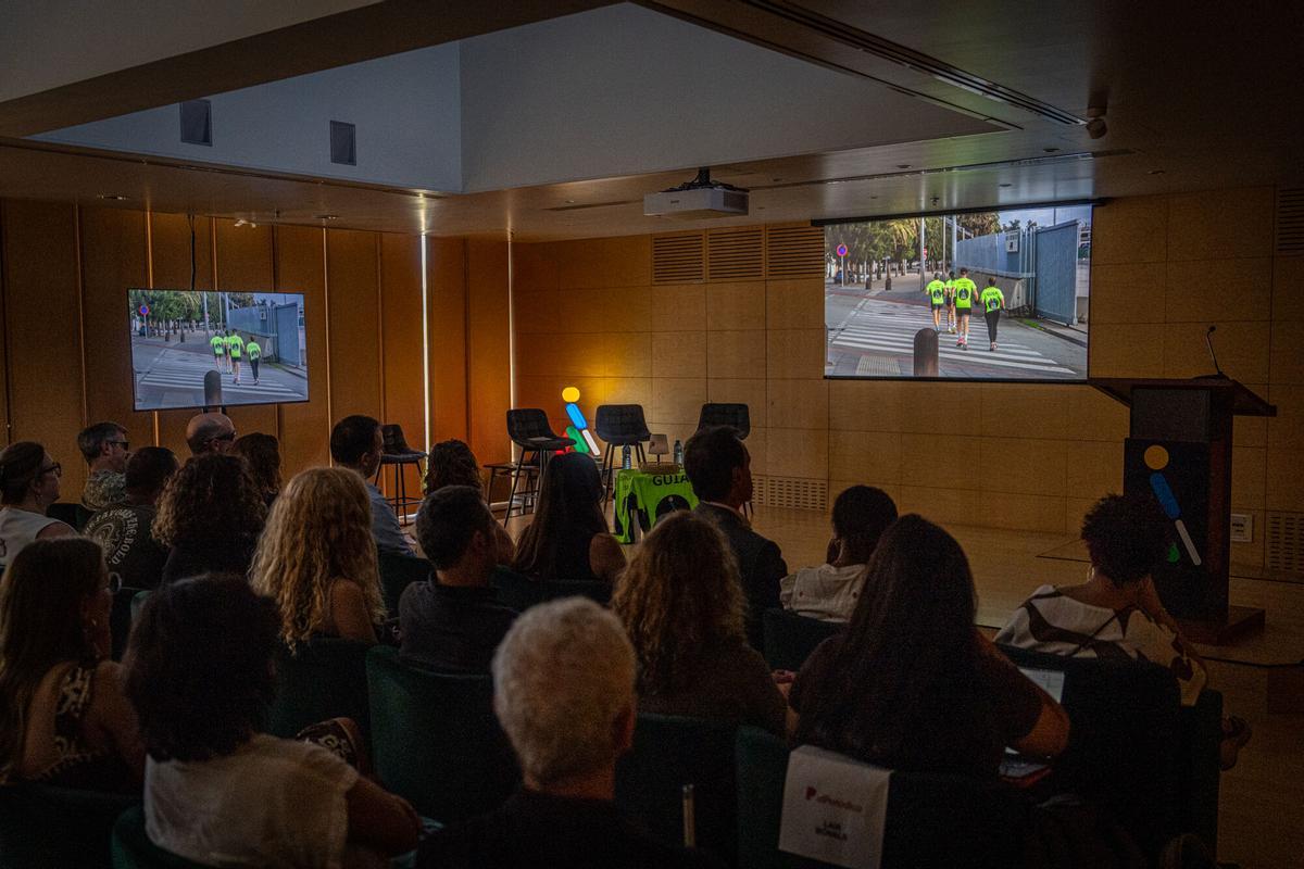 Presentación del documental 'La meta invisible' de EL PERIÓDICO, en la sede de la ONCE.