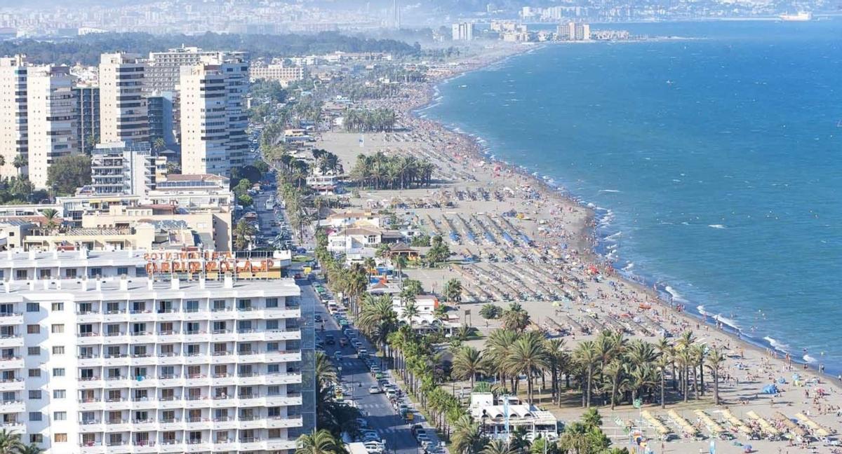 Torremolinos en otoño de 1959, cuando era un barrio de Málaga. | ARCHIVO FOTOGRÁFICO UMA