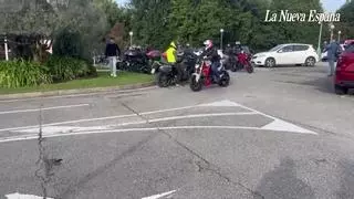 Emotiva despedida al joven motero fallecido en un accidente de tráfico en Gijón: "Muchos le querían"