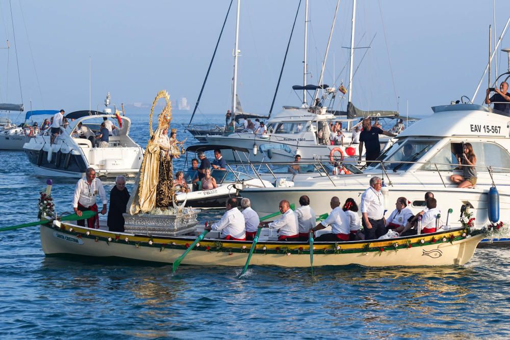 La Virgen del Carmen, en Pedregalejo