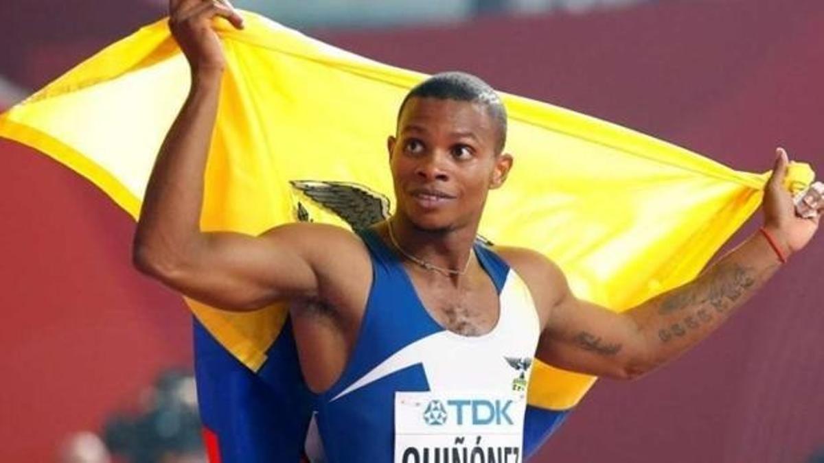 El atleta ecuatoriano Alex Quiñónez, asesinado en Guayaquil