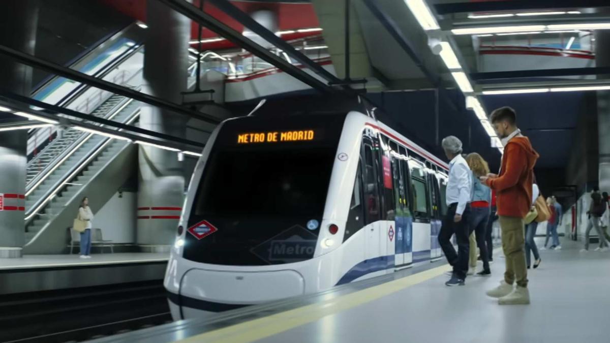 El primer tren automático de Metro de Madrid ya está en la capital