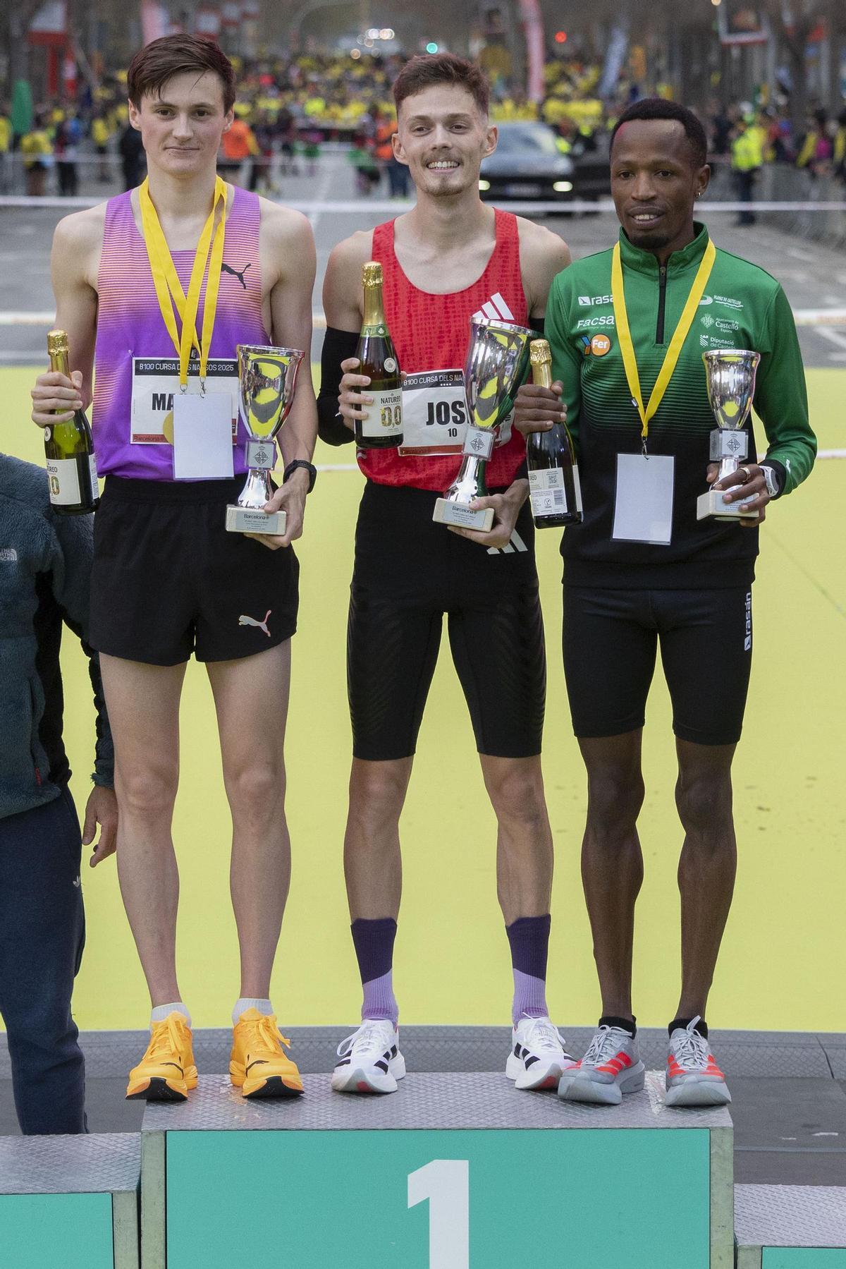 Thierry Ndikumwenayo, tercero en la Cursa del Nassos 2025.