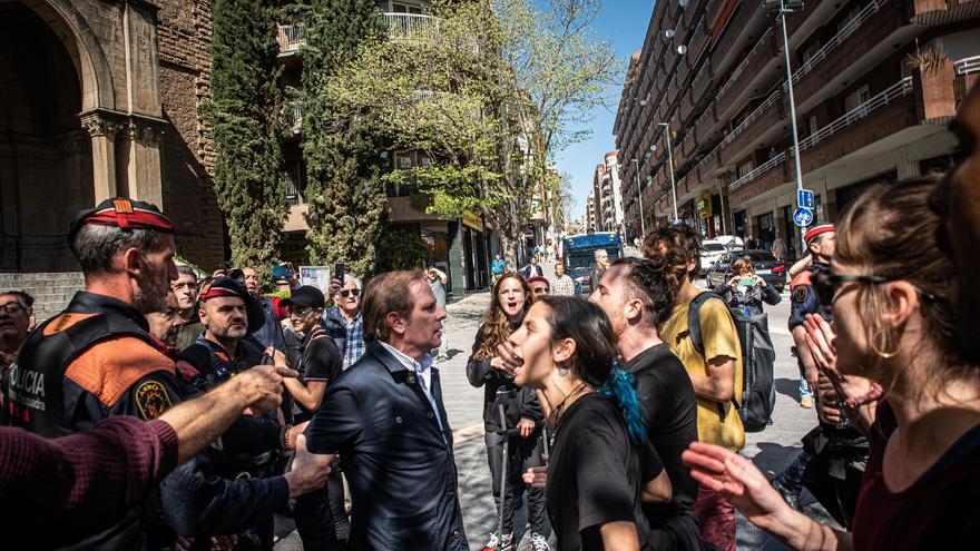 Antifeixistes boicotegen l&#039;acte de Vox a Manresa