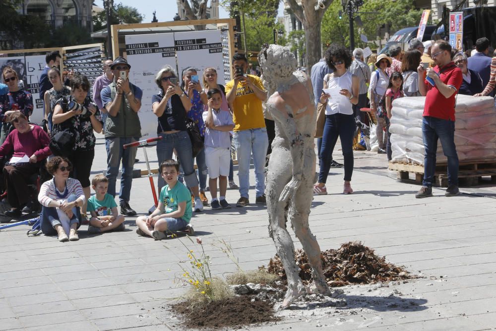 Festival 10 sentidos en la plaza del Ayuntamiento