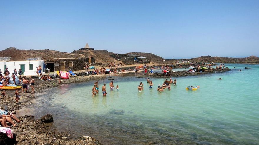 Imagen de la zona de El Puertito, en el Parque Natural del Islote de Lobos. | | LP/DLP