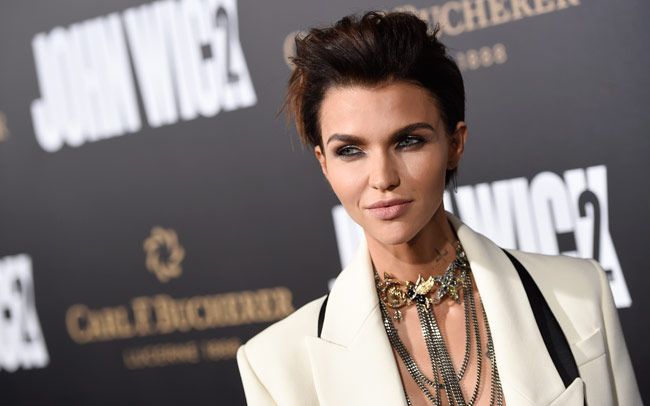 La actriz y modelo Ruby Rose en un estreno en Los Ángeles