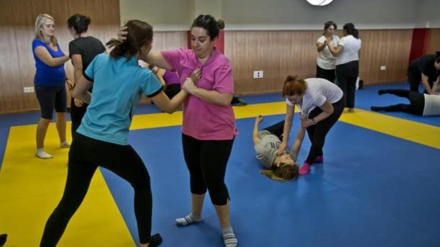 Las participantes en el taller de la pasada semana.