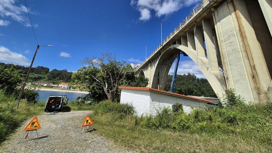 Nuevas luces para el puente de O Pedrido: arrancan las obras para mejorar la iluminación