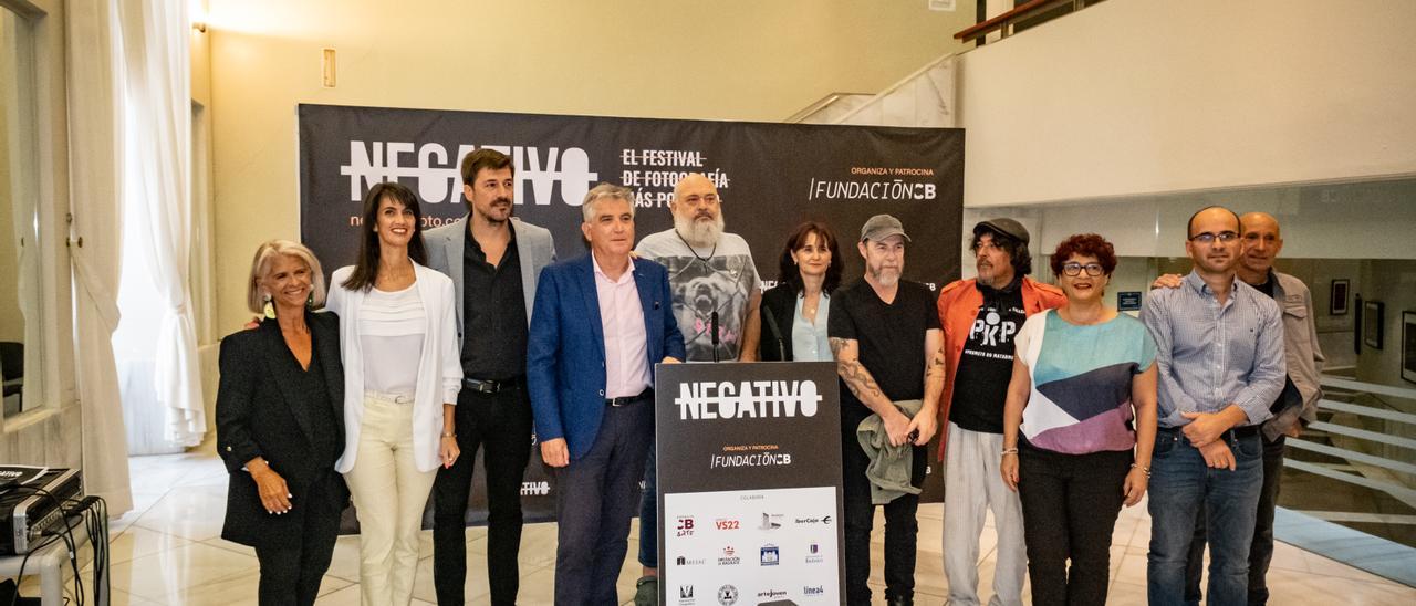 Presentación del festival de fotografía &#039;Negativo&#039; en el Teatro López de Ayala.