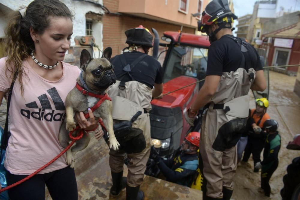 Gota fría en Los Alcázares: Inundaciones, rescates y destrozos