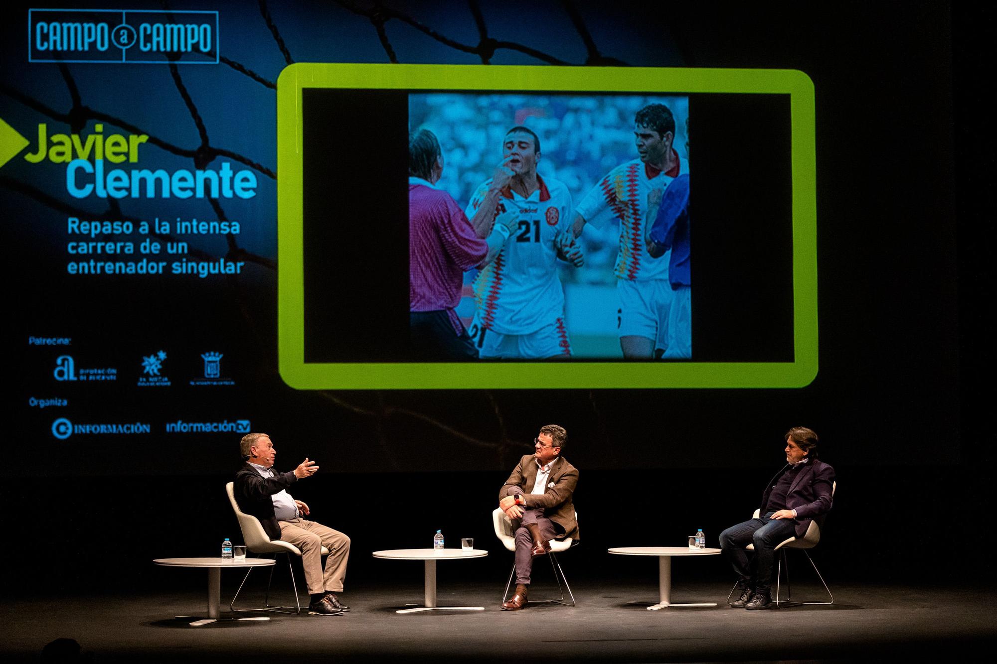 Charla con el exseleccionador Javier Clemente en el Foro Deportivo «Campo a Campo»