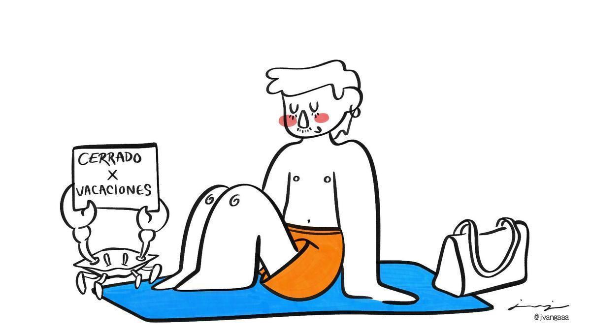 Cerrado por vacaciones