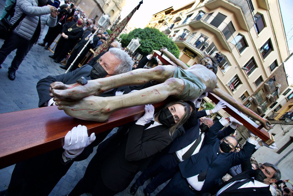 La Virgen de la Fuensanta sale en procesión rogativa por el fin de la guerra en Ucrania