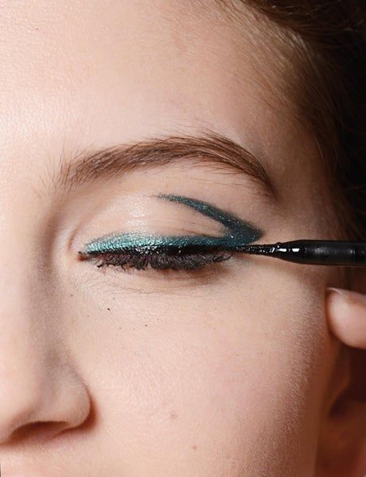 Maquillaje verde