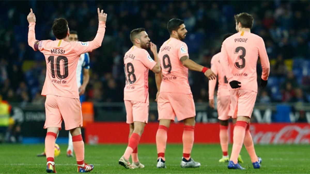 Las notas de los jugadores del Barça ante el Espanyol