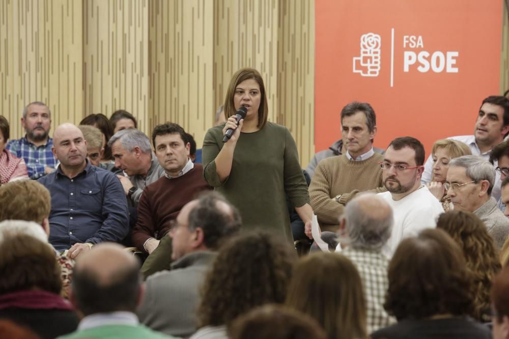 Asamblea abierta del PSOE en Oviedo