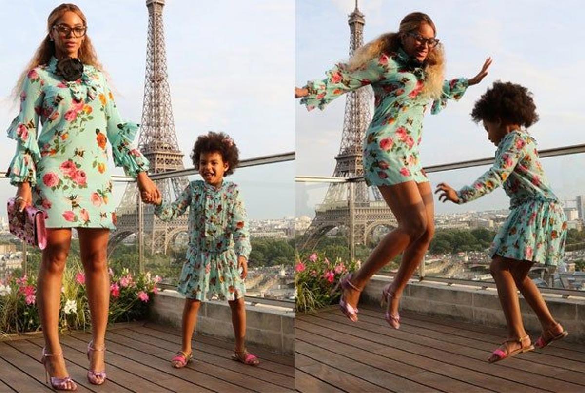 Beyoncé y Blue Ivy se lo pasan pipa juntas en París