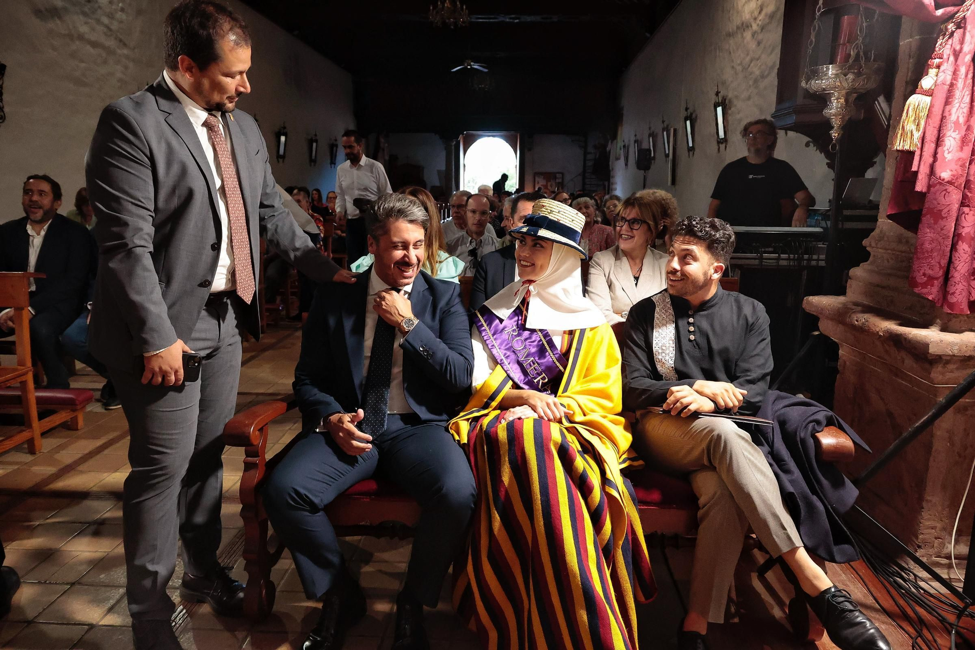 Iván Quintana, solista de Gofiones, pronuncia el pregón de la romería de San Benito