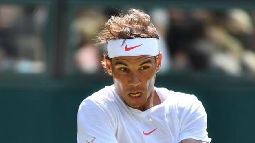 El debut de Nadal en Wimbledon, en imágenes