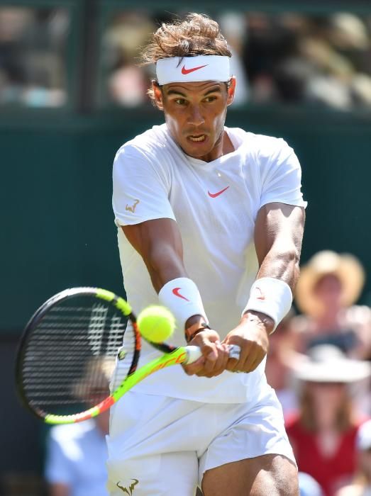 El debut de Nadal en Wimbledon, en imágenes