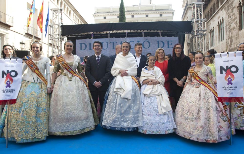 Las fallas en la Diputación contra la violencia machista