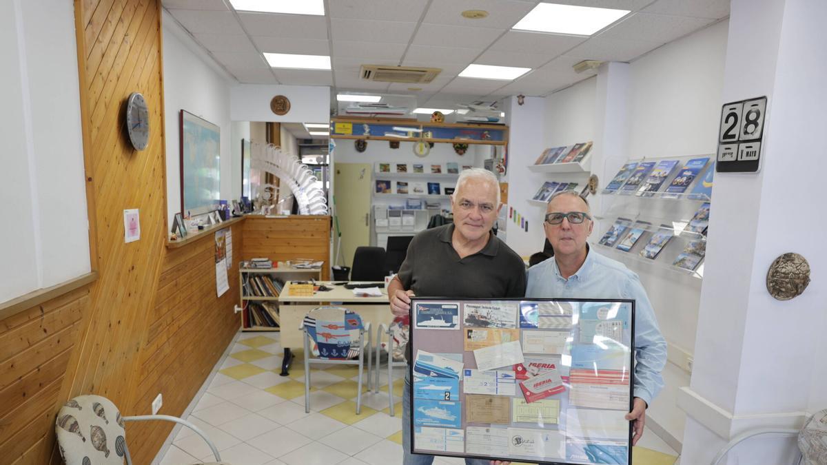 Domingo Font y Rafel Rosselló posan para este diario.