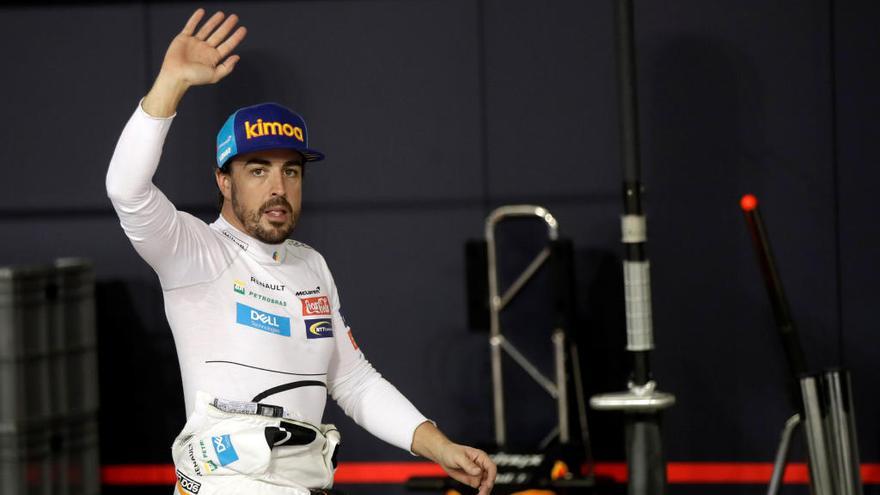 Fernando Alonso, en Abu Dabi, su último GP en la F1