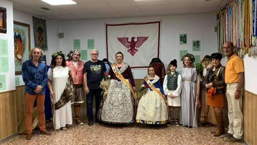 Falleros de El Romano, en su Semana Cultural.