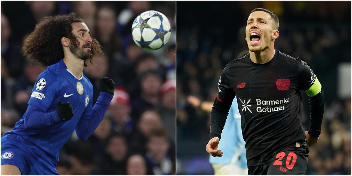 Marc Cucurella y Alejandro Grimaldo firmaron una excelsa jornada en Champions League