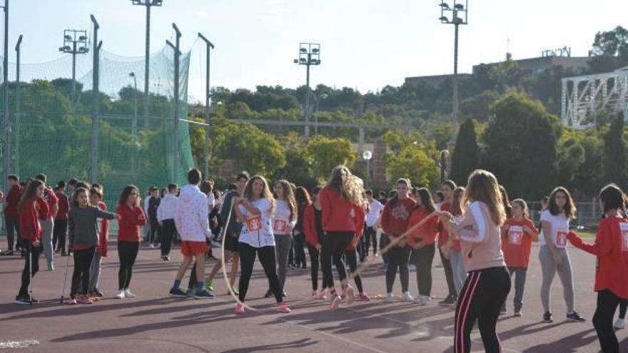 Pruebas deportivas celebradas en el IES San Blas de Alicante.