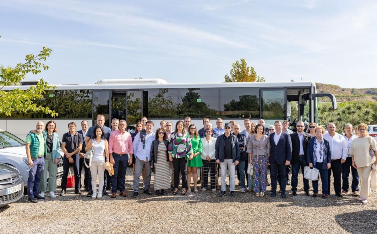 En la jornada que tuvo lugar en Fraga participó un autobús completo llegado de Ejea y las Cinco Villas.  | SERVICIO ESPECIAL