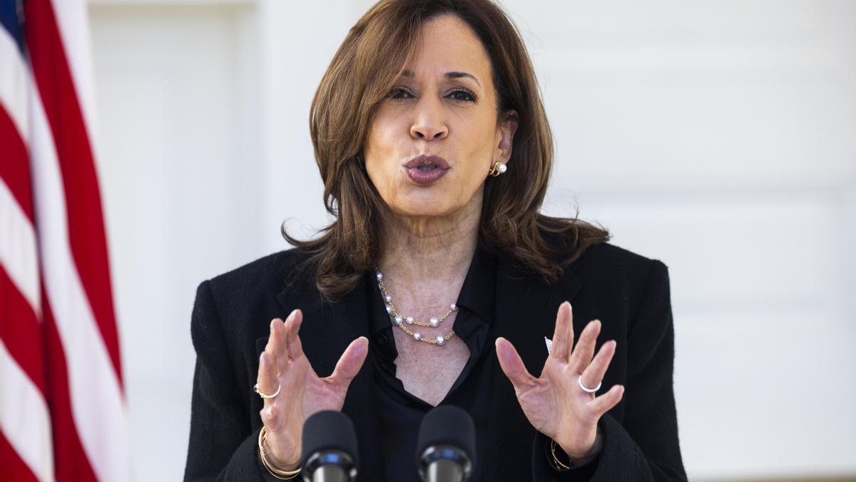 La vicepresidenta y candidata demócrata Kamala Harris.