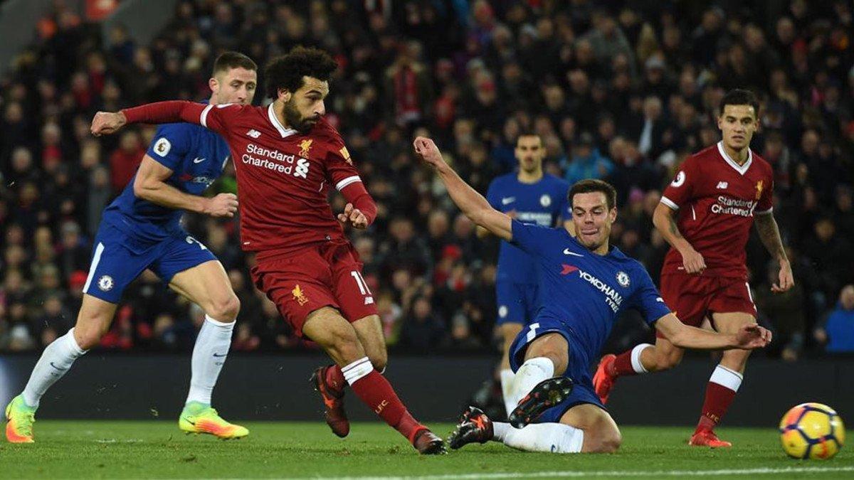 La velocidad de Salah castigó al Chelsea