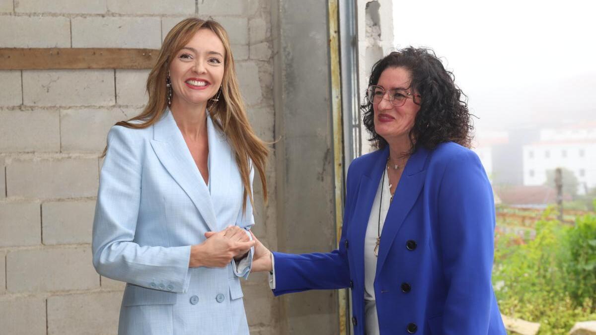Fabiola García, izquierda, y Lucía Calvo