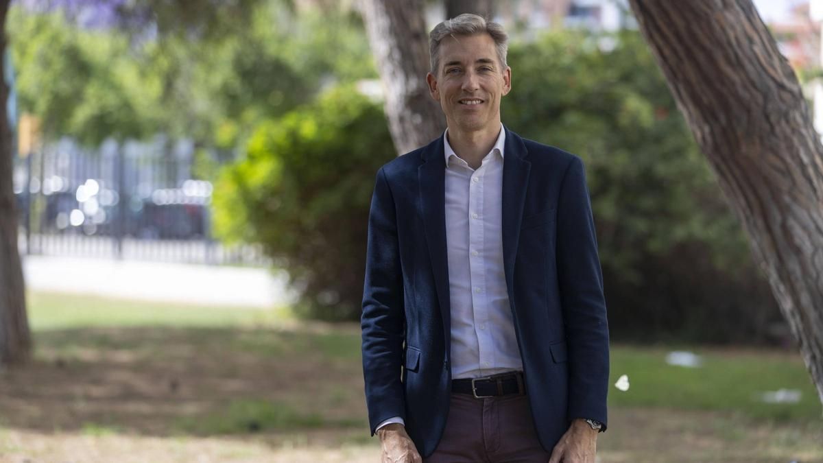 Alfonso Díaz, CEO de Negocio del Real Mallorca, posa en las instalaciones de este diario antes de la entrevista
