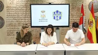 El Ayuntamiento de Benavente y el Atlético Benavente renuevan su convenio de colaboración