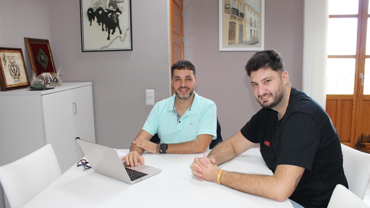 José Ramiro, alcalde de Ondara y Jordi Ruiz, concejal de Hacienda