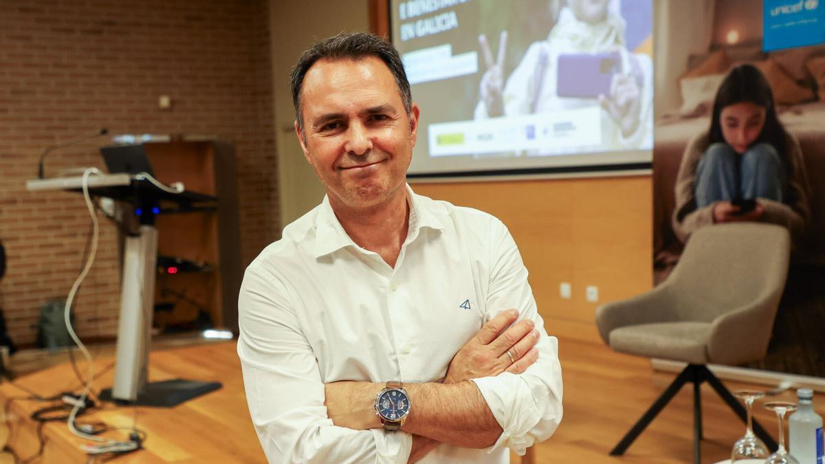 ANTONIO RIAL BOUBETA EN LA FACULTAD DE PSICOLOXIA DE LA USC.