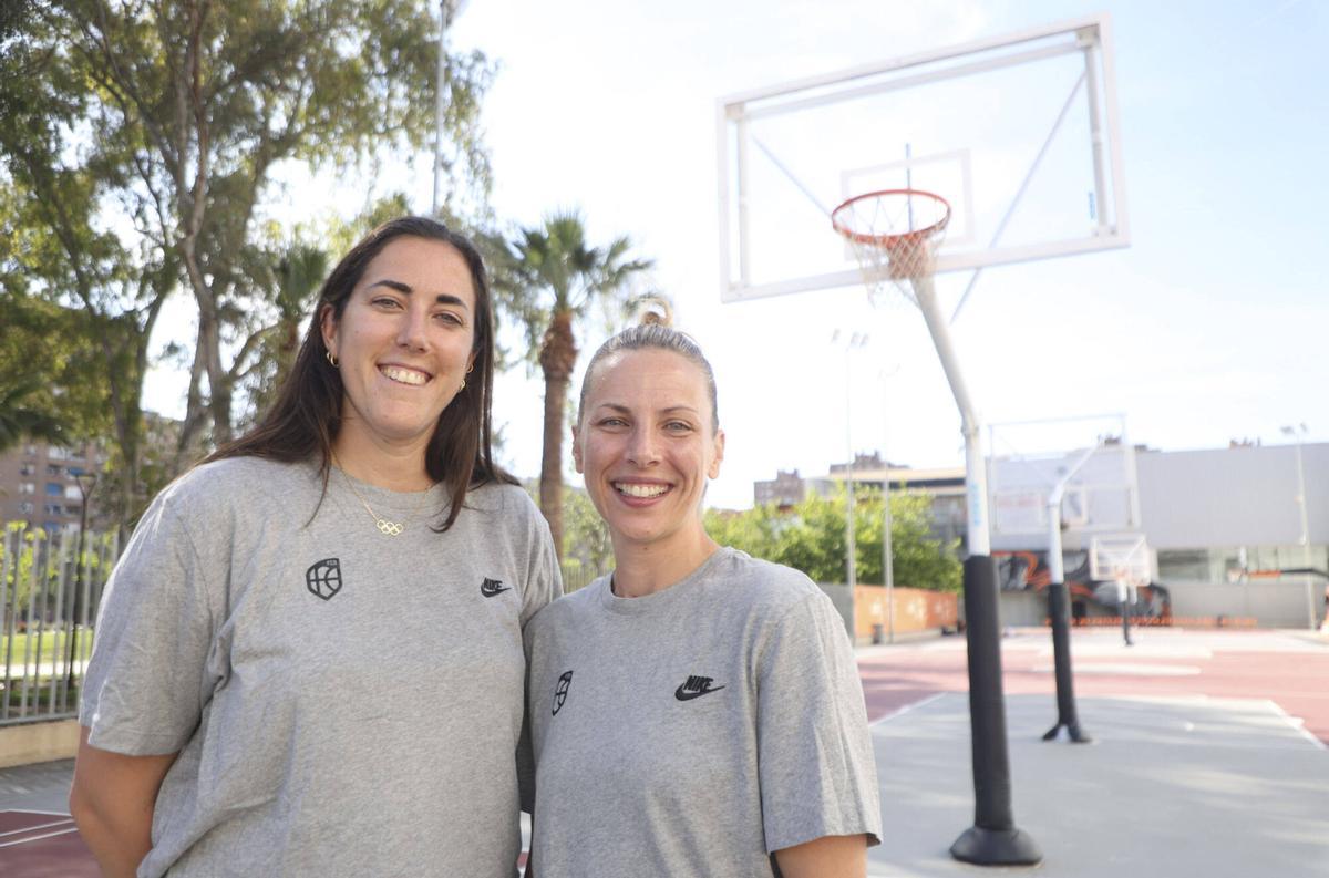 VALENCIA. VLC. Entrevista a las jugadoras de baloncesto Sandra Ygueravide y Vega Gimeno tras retirarse del 3x3