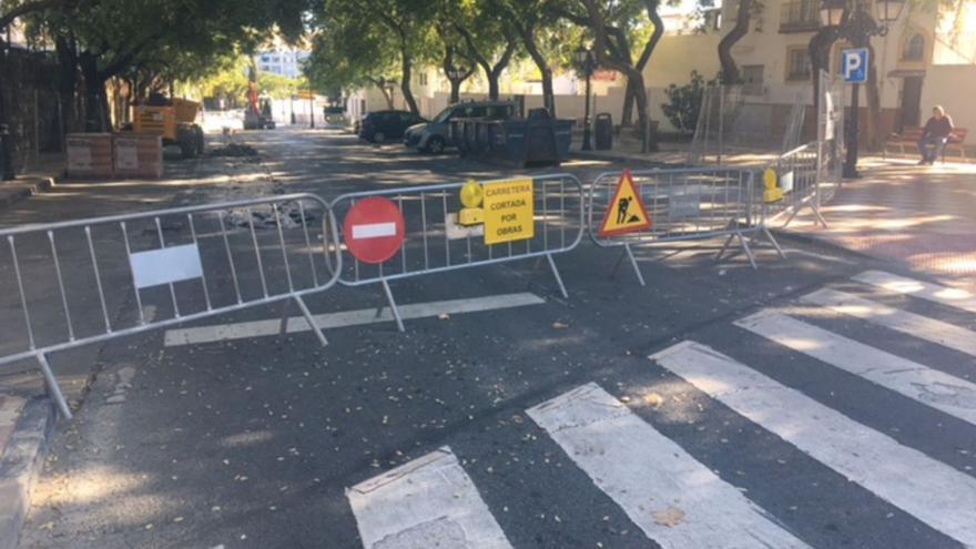 Una de las calles cortadas en Miraflores ante el inicio de las obras de mejora. | L. O.