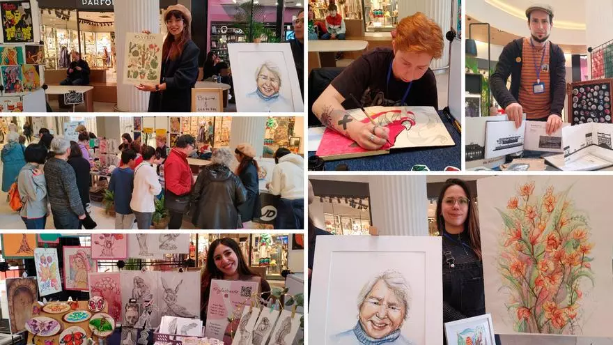 El mercadillo Mona se estrena en Vigo: una iniciativa para "dar voz" al arte