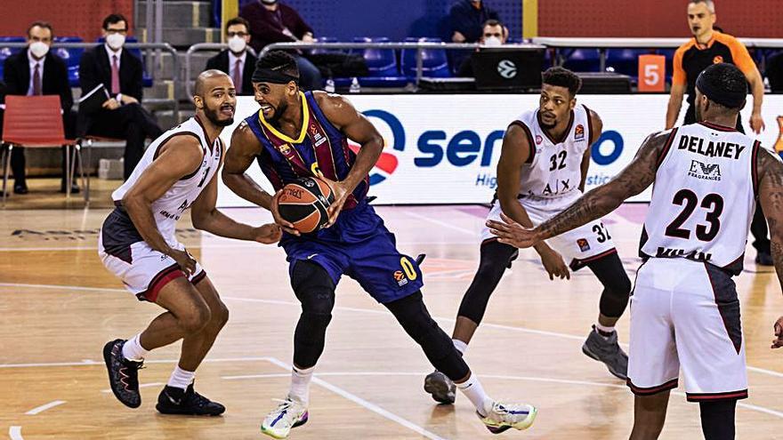 Brooks (32), frente al Barça en la fase regular.