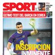 Esta es la portada de SPORT de hoy lunes, 4 de agosto de 2025
